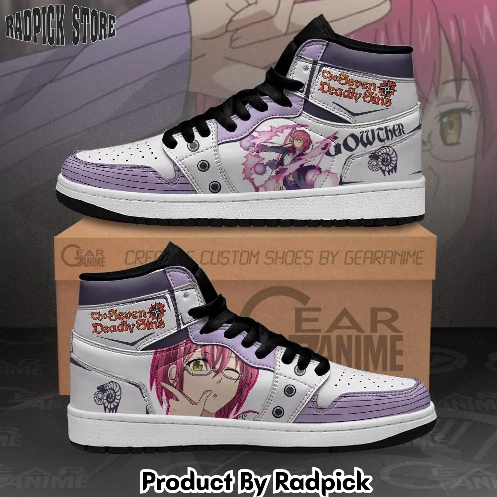 Gowther air jordan high top sneakers anime  rp0243293